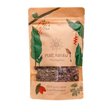 Matagalpa Kakao-Flocken Raw Nicaragua Zeremonieller Grad (Pure Kakaw) 125 Gramm